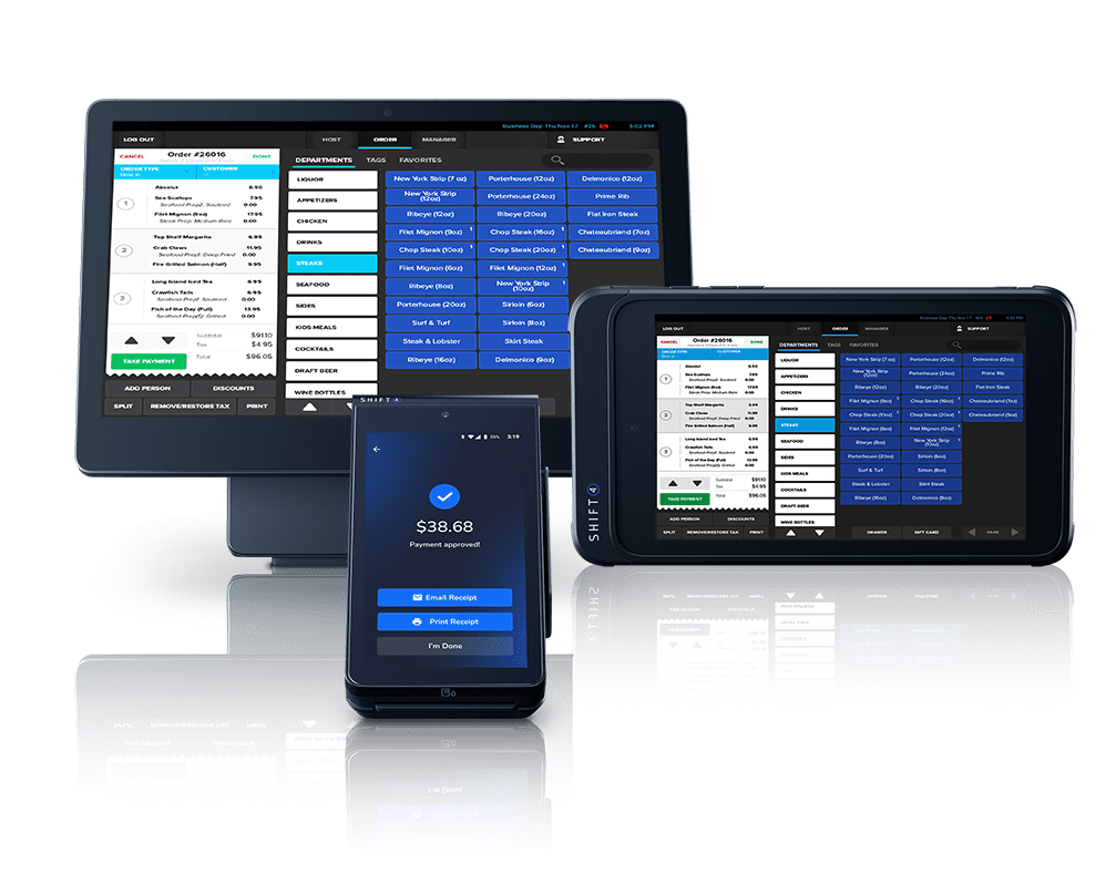 complete pos system with backdrop