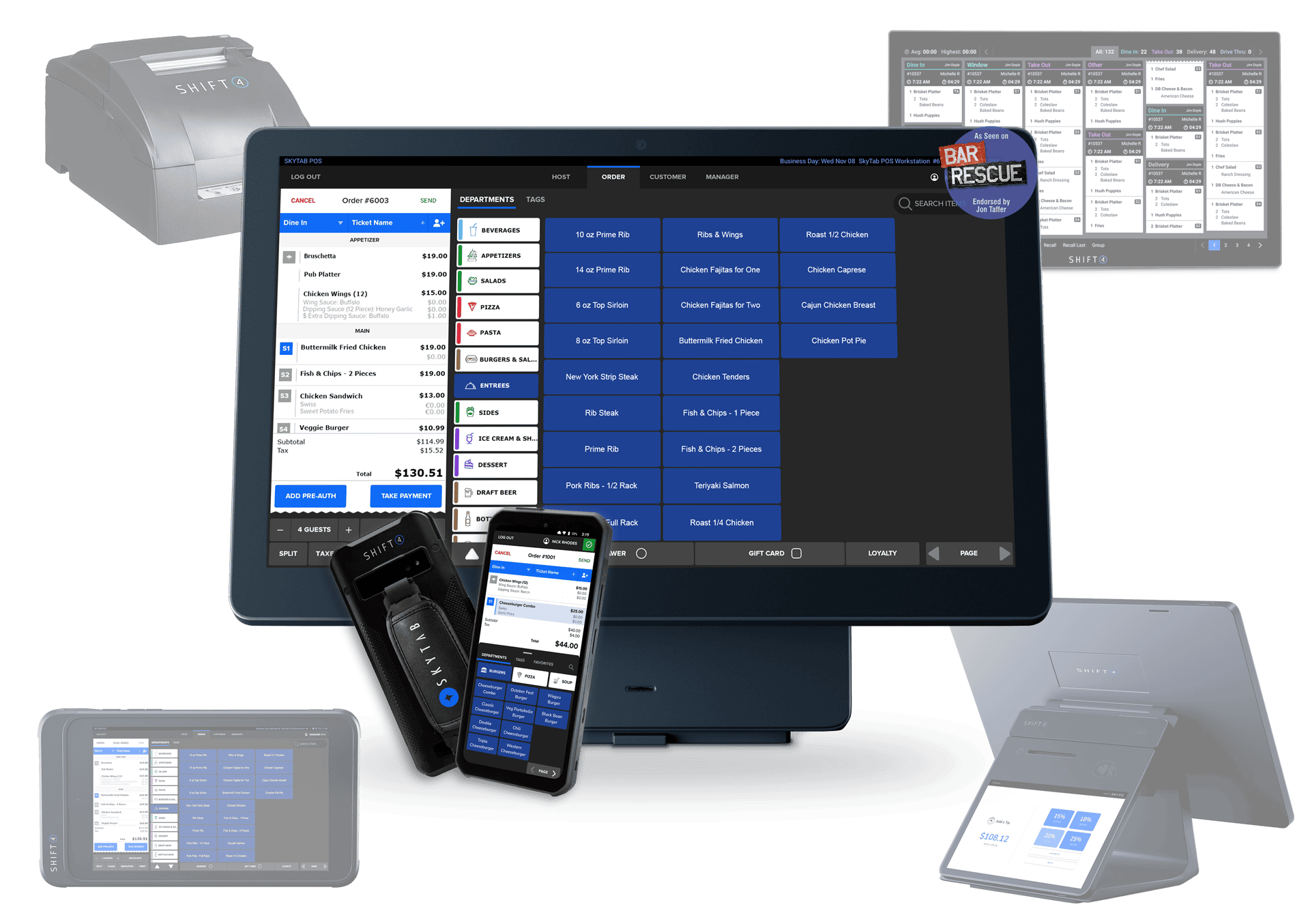 Shift4 Point of Sale hardware ecosystem